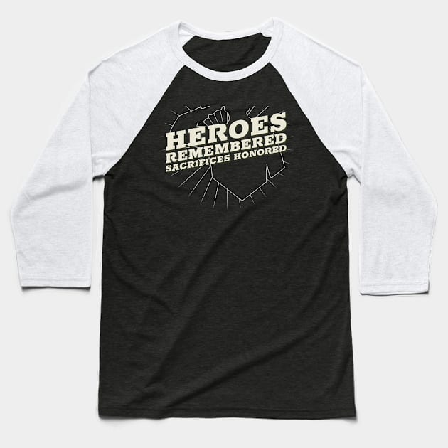 Memorial Heroes Baseball T-Shirt by dupreedupree